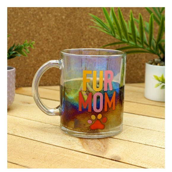 NWT TWO HOLDINGS Fur Mom Paw Luster Mug, 18 oz - Picture 5 of 5